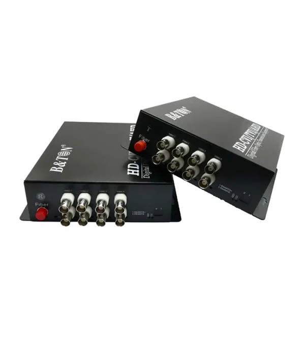 B&TON BT-HD8V1DF 8CH HD Video Transceiver Over Fiber